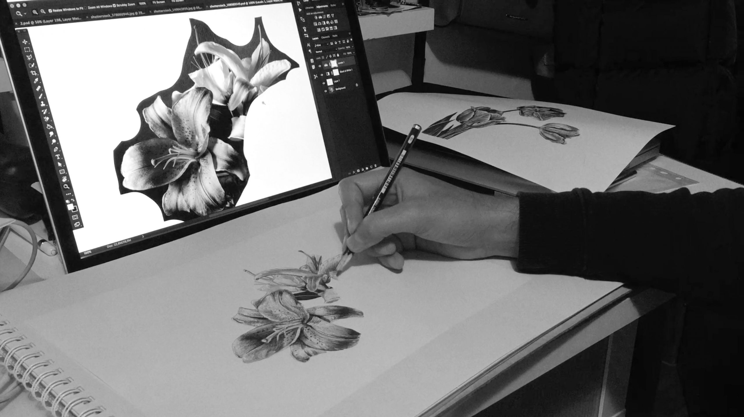 drawing-process